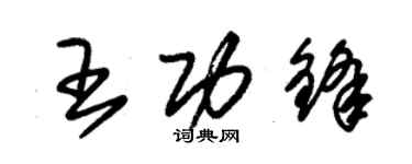 朱錫榮王功鋒草書個性簽名怎么寫