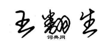 朱錫榮王翻生草書個性簽名怎么寫