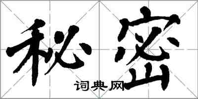 翁闓運秘密楷書怎么寫