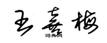 朱錫榮王喜梅草書個性簽名怎么寫