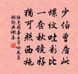 水品茶經常在手,前身疑是竟陵翁 詩詞名句