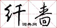 纖懦的意思_纖懦的解釋_國語詞典