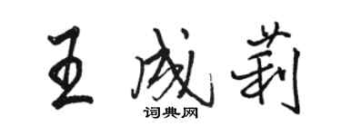 駱恆光王成莉行書個性簽名怎么寫