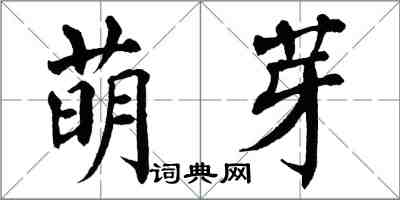 翁闓運萌芽楷書怎么寫