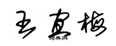 朱錫榮王宜梅草書個性簽名怎么寫