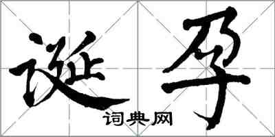 翁闓運誕孕楷書怎么寫