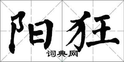 翁闓運陽狂楷書怎么寫