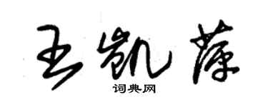 朱錫榮王凱萍草書個性簽名怎么寫