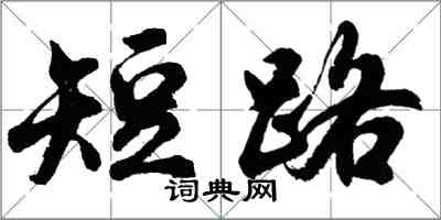 胡問遂短路行書怎么寫