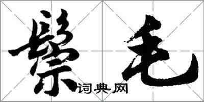 胡問遂鬃毛行書怎么寫