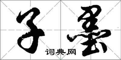 胡問遂子墨行書怎么寫