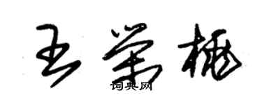 朱錫榮王榮桃草書個性簽名怎么寫