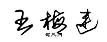 朱錫榮王梅連草書個性簽名怎么寫