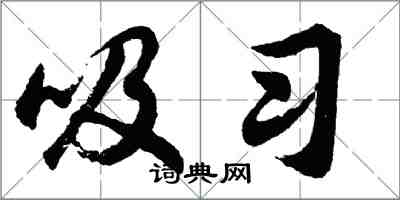 胡問遂吸習行書怎么寫