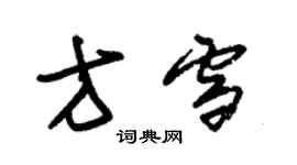 朱錫榮方雪草書個性簽名怎么寫