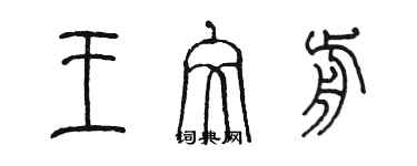 陳墨王文前篆書個性簽名怎么寫