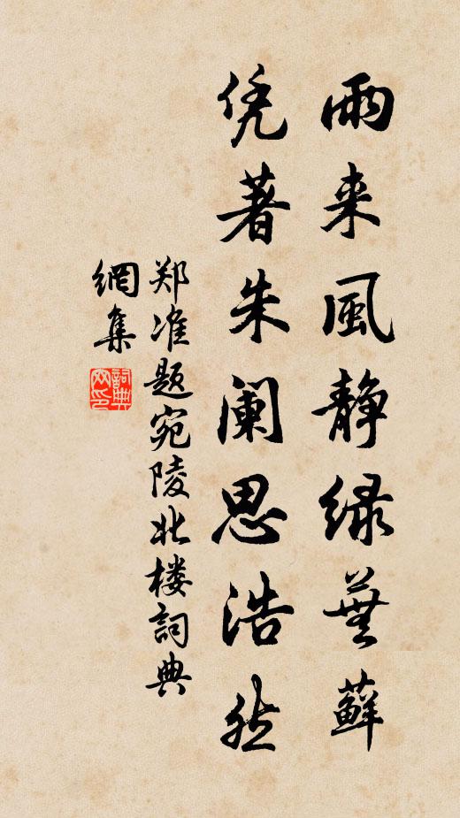 屈指六年登六度,每登必有風雨來 詩詞名句