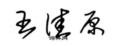 朱錫榮王佳原草書個性簽名怎么寫
