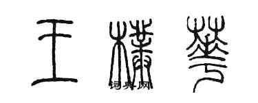 陳墨王朴華篆書個性簽名怎么寫