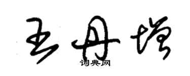 朱錫榮王丹增草書個性簽名怎么寫