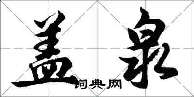 胡問遂蓋泉行書怎么寫