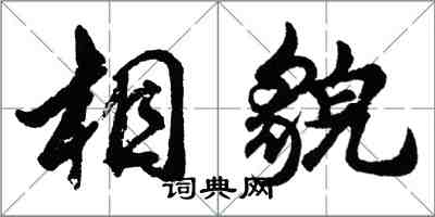 胡問遂相貌行書怎么寫