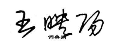 朱錫榮王映陽草書個性簽名怎么寫
