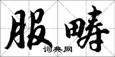 胡問遂服疇行書怎么寫