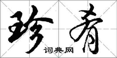 胡問遂珍餚行書怎么寫