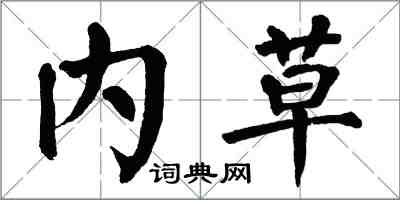 翁闓運內草楷書怎么寫