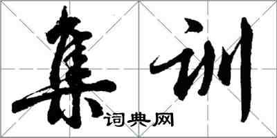 胡問遂集訓行書怎么寫