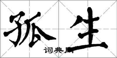 翁闓運孤生楷書怎么寫