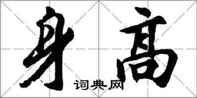 胡問遂身高行書怎么寫