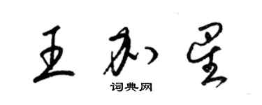 梁錦英王加星草書個性簽名怎么寫