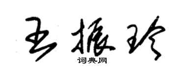 朱錫榮王振玲草書個性簽名怎么寫