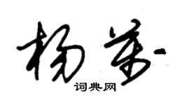 朱錫榮楊萬草書個性簽名怎么寫