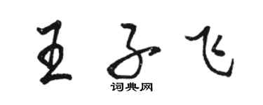 駱恆光王子飛行書個性簽名怎么寫