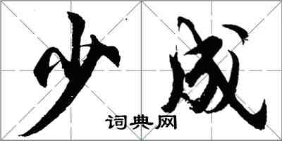 胡問遂少成行書怎么寫