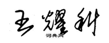 朱錫榮王耀科草書個性簽名怎么寫