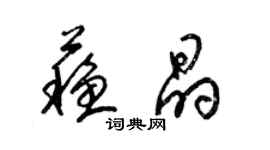 梁錦英蘇晶草書個性簽名怎么寫