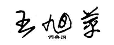 朱錫榮王旭苹草書個性簽名怎么寫