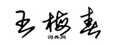 朱錫榮王梅春草書個性簽名怎么寫