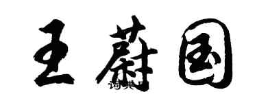 胡問遂王蔚國行書個性簽名怎么寫