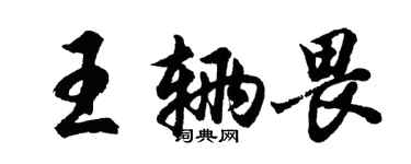 胡問遂王輛畏行書個性簽名怎么寫