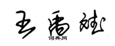 朱錫榮王禹斌草書個性簽名怎么寫