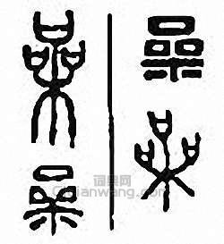 “噪 喿”篆刻印章