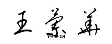 梁錦英王蘭華草書個性簽名怎么寫