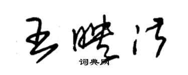 朱錫榮王映淑草書個性簽名怎么寫