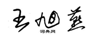 朱錫榮王旭燕草書個性簽名怎么寫