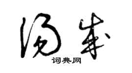 曾慶福湯成草書個性簽名怎么寫